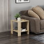 Hanah Home Mesa Auxiliar Roble Zafiro 40x40x42 cm